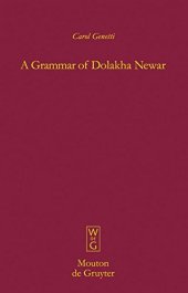 book A Grammar of Dolakha Newar