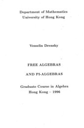 book Free Algebras and PI-Algebras. Graduate Course in Algebra