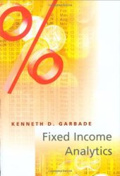 book Fixed Income Analytics