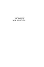 book Categories and functors