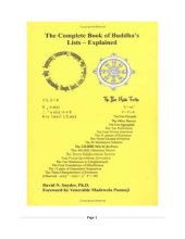 book The Complete Book of Buddha’s Lists -- Explained