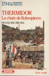 book Thermidor, la chute de Robespierre