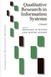 book Qualitative research in information systems : a reader