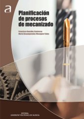 book Planificación de procesos de mecanizado