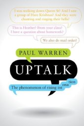 book Uptalk: The Phenomenon of Rising Intonation