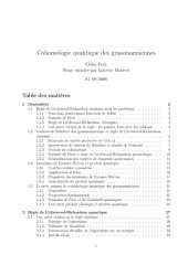 book Cohomologie quantique des grassmanniennes