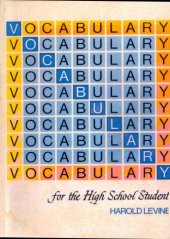 book Vocabulary for the High School Student