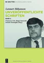 book Unveröffentlichte Schriften, Band 2: Kommentar zu Seneca Maior, Controversiae, Buch I