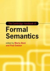 book The Cambridge Handbook of Formal Semantics