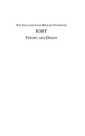 book Insulated Gate Bipolar Transistor IGBT  Theory and Design