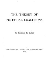 book The Theory of Political Coalitions