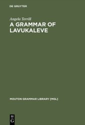 book A Grammar of Lavukaleve