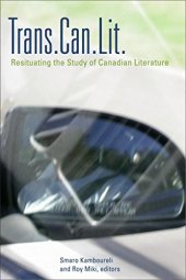 book Trans.Can.Lit: Resituating the Study of Canadian Literature