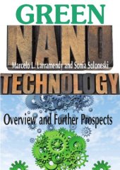 book Green Nanotechnology: Overview and Further Prospects