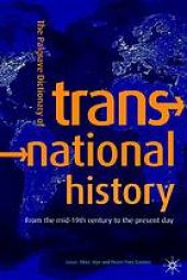 book The Palgrave dictionary of transnational history