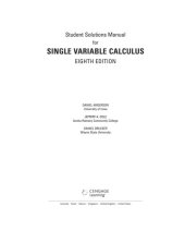 book Solutions Stewart’s Single Variable Calculus 8th