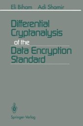 book Differential Cryptanalysis of the Data Encryption Standard