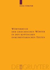 book Wörterbuch der griechischen Wörter in den koptischen dokumentarischen Texten