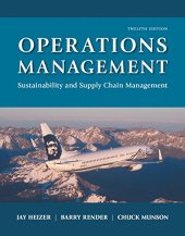 book Operations Management: Sustainability and Supply Chain Management (12th Edition)