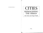 book Cities: Reimaging the Urban: Reimagining the Urban