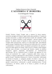 book L’austerità è di destra. E sta distruggendo l’Europa