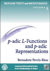 book P-Adic L-Functions and P-Adic Representations