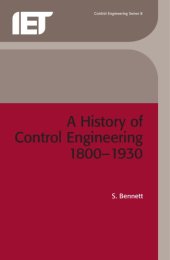 book A History of Control Engineering 1800-1930