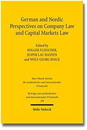 book German and Nordic Perspectives on Company Law and Capital Markets Law