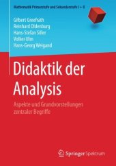 book Didaktik der Analysis: Aspekte und Grundvorstellungen zentraler Begriffe