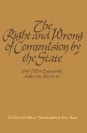 book The Right and Wrong of Compulsion by the State