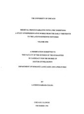 book Medieval French narrative with lyric insertions : a study of representative works from the early thirteenth to the late fourteenth centuries