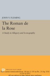 book Roman de la Rose: A Study in Allegory and Iconography