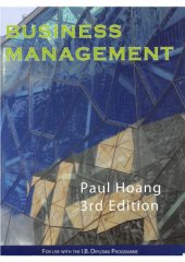 book Business and Management for the IB Diploma Paul Hoang Third Edition