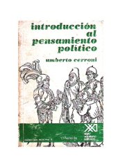 book Introduccion al pensamiento politico