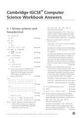 book Cambridge IGCSE Computer Science Workbook Answers