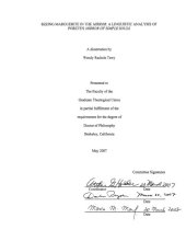 book Seeing Marguerite in the mirror : a linguistic analysis of Porete’s Mirror of simple souls