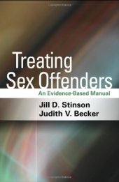 book Treating Sex Offenders: An Evidence-Based Manual