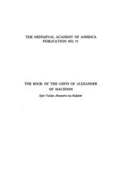 book The book of the gests of Alexander of Macedon = Sefer Toledot Alexandros ha-Maḳdoni : a medieval Hebrew version of the Alexander romance