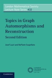 book Topics in Graph Automorphisms and Reconstruction