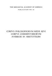 book Averrois Cordubensis Commentarium medium et epitome in Aristotelis De generatione et corruptione libros.