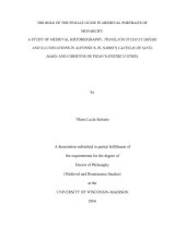 book The role of the female guide in medieval portraits of monarchy : a study of medieval historiography, translatio studii et imperii and illuminations in Alfonso X, El Sabio’s Cantigas de Santa María and Christine de Pizan’s Epistre d’Othéa