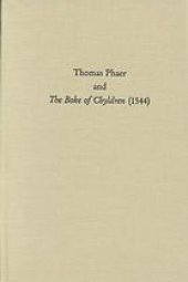 book Thomas Phaer and the boke of chyldren (1544)