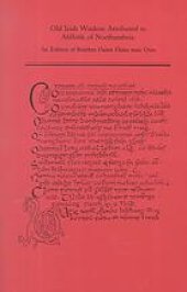 book Old Irish wisdom attributed to Aldfrith of Northumbria : an edition of Bríathra Flainn Fhína maic Ossu