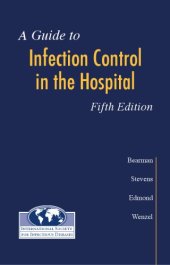 book A guide to infection control in the hospital, 5th Ed