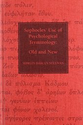 book Sophocles’ Use of Psychological Terminology: Old and New