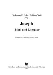 book Joseph : Bibel und Literatur : Symposion Helsinki/Lathi 1999