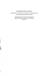 book Das Vermessungsprotokoll für das Kirchspiel Ibbenbüren von 1604/05 : Text und namenkundliche Untersuchungen