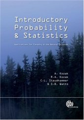 book Introductory Probability and Statistics: Applications for Forestry and Natural Sciences