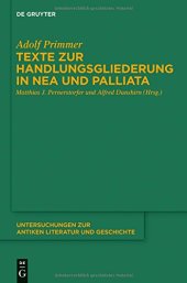 book Texte zur Handlungsgliederung in Nea und Palliata