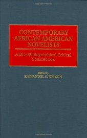 book Contemporary African American Novelists: A Bio-Bibliographical Critical Sourcebook